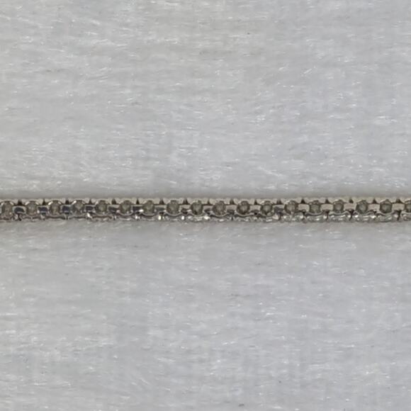 925 Sterling Silver CZ Tennis Bracelet 6.75" China Round Prong Clear - Picture 4 of 7